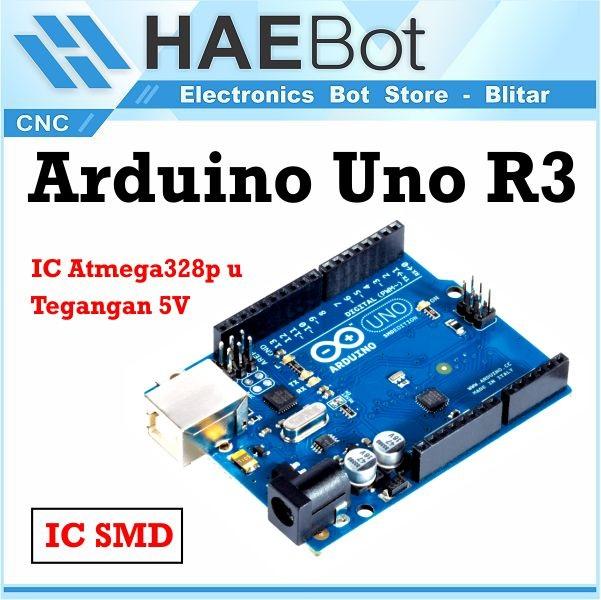 Gambar [EBS] Arduino Uno R3 DIP atmega16au atmega328p u tanpa Kabel - SMD dari HAEBOT - Solusi Kebutuhan CNC undefined Tokopedia
