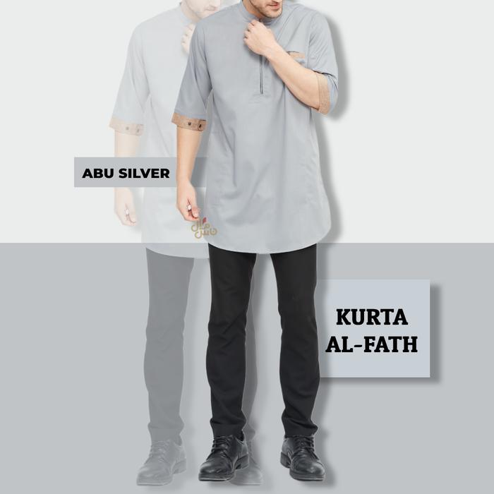 Gambar KURTA AL-FATH - Abu Silver, M dari a.i.store_NEW undefined Tokopedia