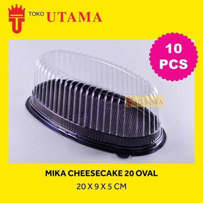 Gambar (10Pcs) Mika Cheesecake 20 Oval dari lintangmay undefined Tokopedia