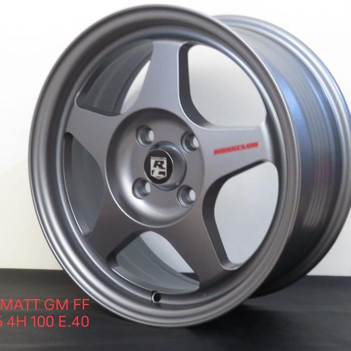 Abu Rind Jual Velg Mobil SPOON Flow Forming R15 X 6.5 H4 100 ET40 - Abu-abu ...