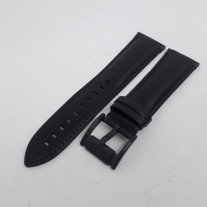 Gambar Tali Kulit | Strap Jam Tangan Fossil 22 mm - Hitam, Buckle Rosegold dari Feluyo Olshop undefined Tokopedia