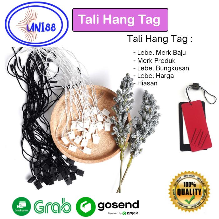 Gambar Tali Hangtag Hang Tag Label Baju Merk Name Tag Loop Lock Pin Hantag - Hitam dari uni88shop undefined Tokopedia