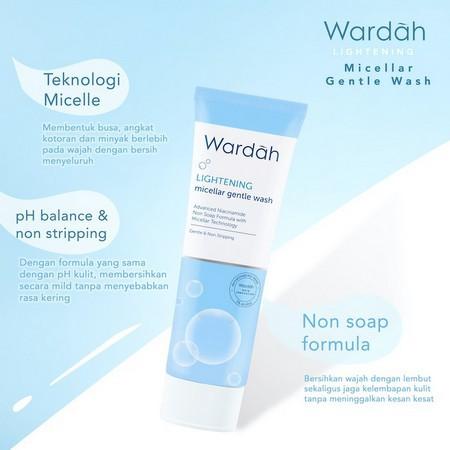 Gambar Wardah Lightening Serum Face Toner Whip Facial Micellar Gentle Wash - MicellarGW50ml dari EpDi shopp undefined Tokopedia