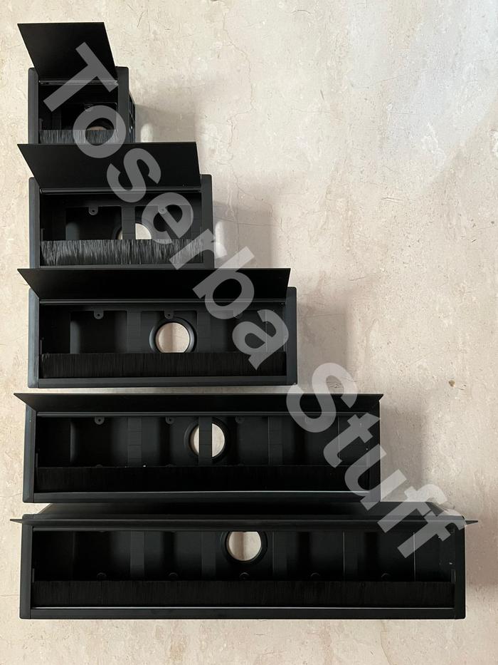 Gambar GROUMET GROUMMET GROMMET GROMET BOX PENGAMAN STOP KONTAK MEJA CUSTOM - Hitam, 3 LUBANG dari TOSERBA STUFF undefined Tokopedia