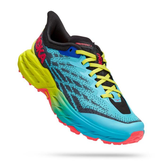 Jual Hoka Speedgoat Wide Mens Trail Running Shoes Scuba Blue