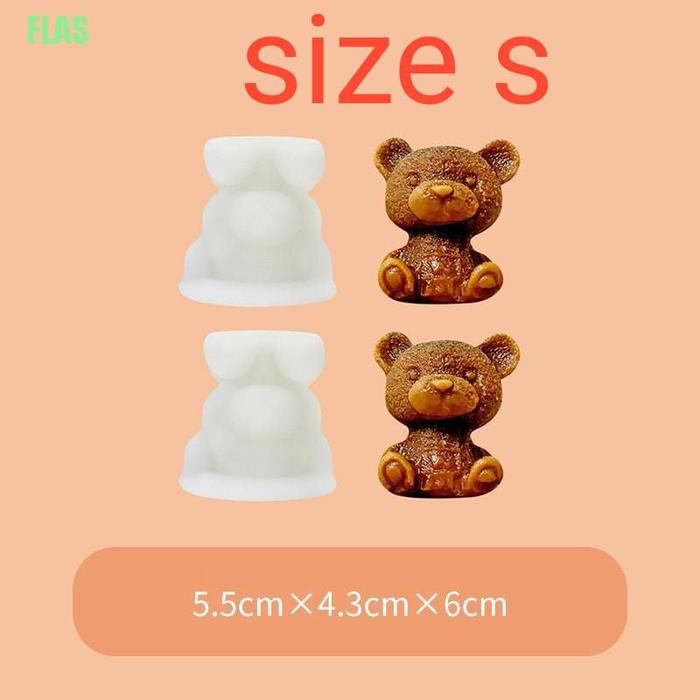 Gambar Cetakan puding es batu ice silicon motif bear beruang lucu unik viral - Kecil dari KingMonth undefined Tokopedia