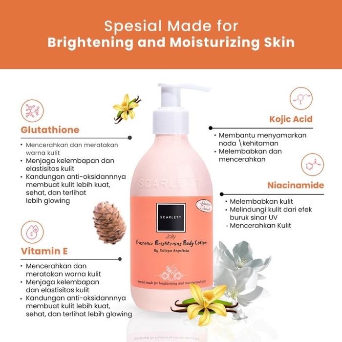 Gambar Scarlett Whitening Jolly Series Body Lotion Serum Cream Shower Scrub - BODY LOTION dari GUDANG SKINCARE SBY undefined Tokopedia