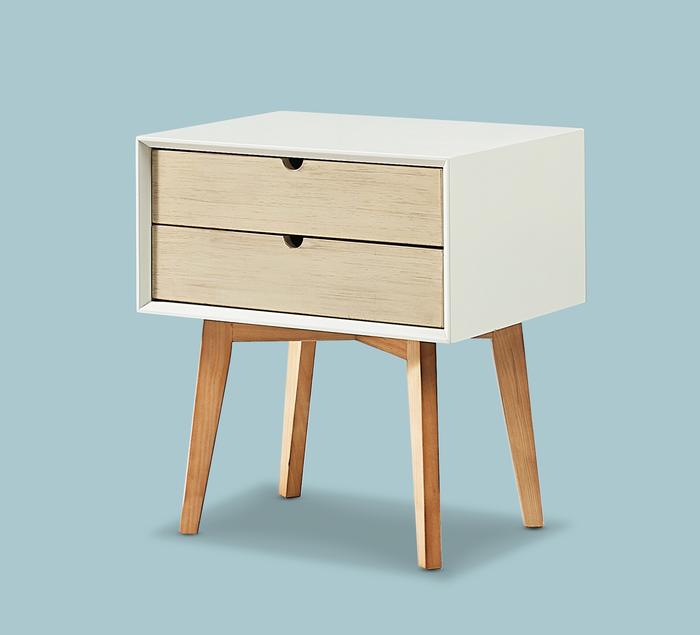 Gambar Lenon Side Table (Tipe 2) / Nakas / Meja Samping / Bedside Table - Brown dari Up Space Official Store undefined Tokopedia