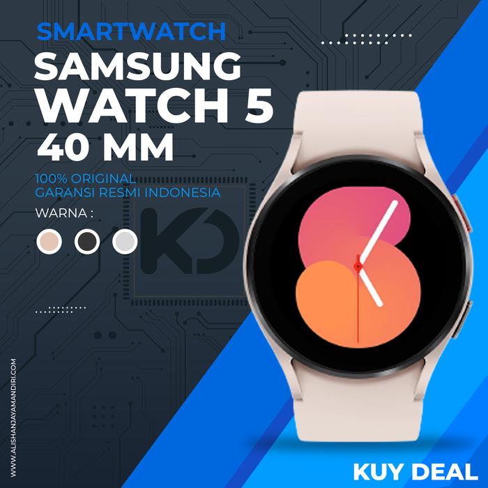 Gambar SAMSUNG GALAXY WATCH 5 40mm GARANSI RESMI SEIN - PINK GOLD dari Kuy Deal undefined Tokopedia