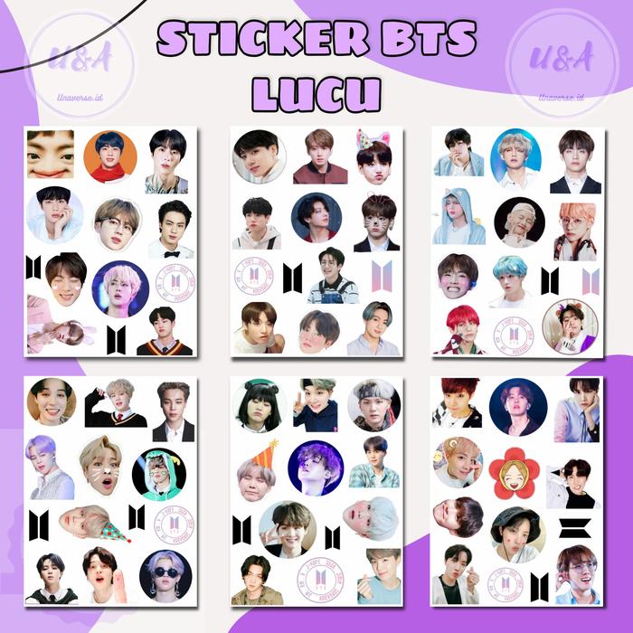 Gambar STIKER BTS LUCU MURAH Kpop - Jimin, Glossy dari unaverse undefined Tokopedia