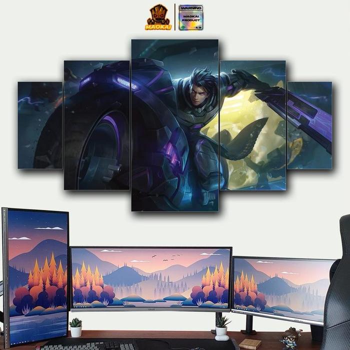 Gambar Maokai 1 Set Pajangan Hiasan Dinding Mobile Legend Ml Moskov Edition - CMO#3 297 dari mazarullah undefined Tokopedia