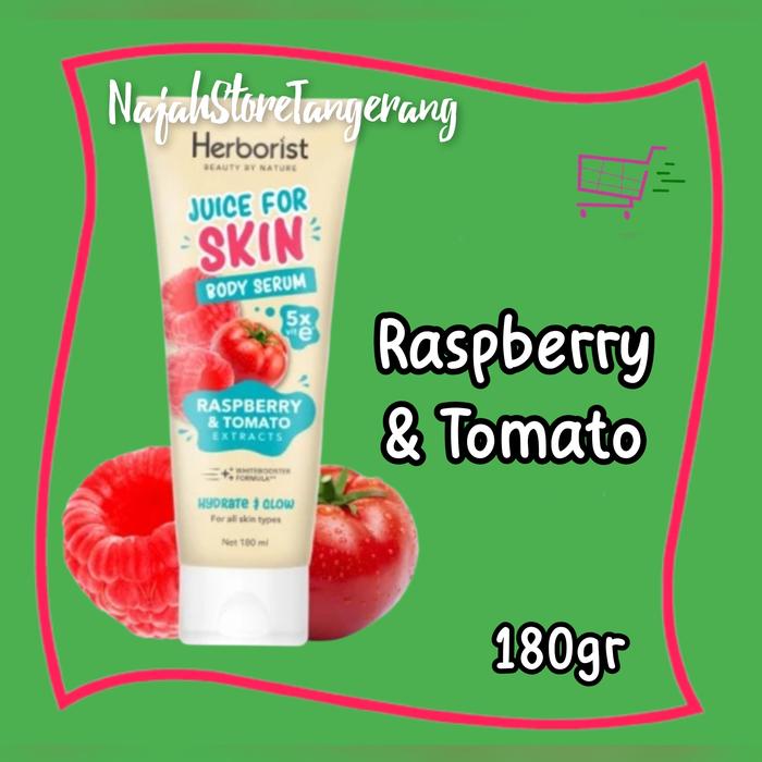 Gambar Herborist Juice For Skin Body Serum 180gr - RaspberryTomato dari NajahStoreTangerang undefined 4 Tokopedia