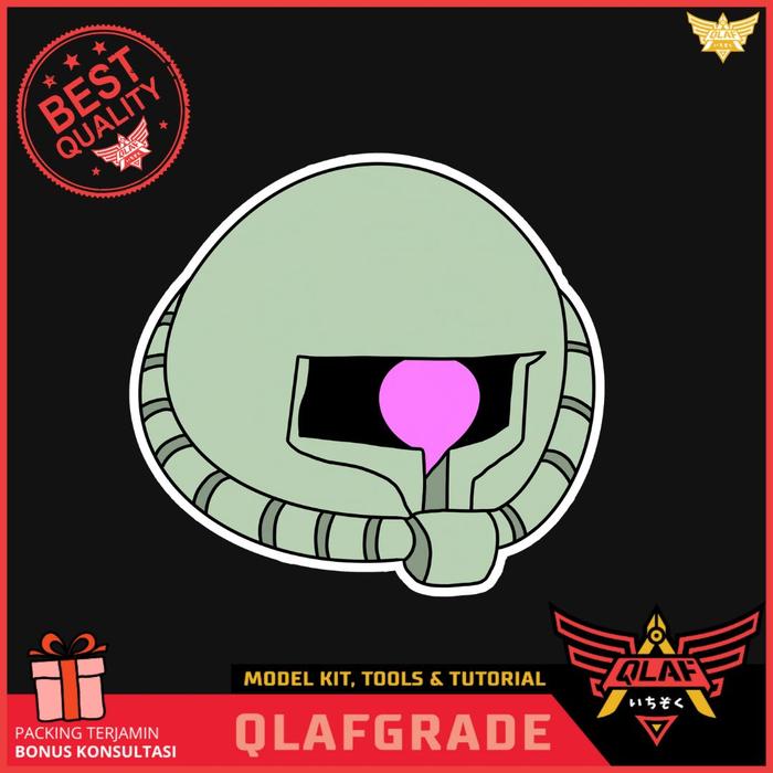 Gambar GUNDAM STIKER LUCU WATERPROOF universe sticker goofy RX78 ZAKU HARO - ZAKU GOOFY dari Wahkhilaf undefined Tokopedia