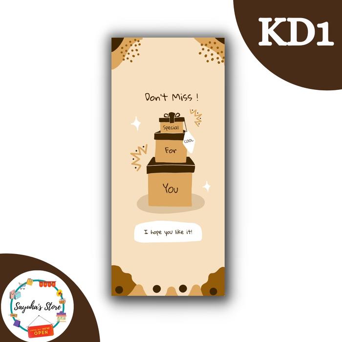Gambar Custom Kardus Box Hadiah Gift Box 30x20x5cm Gratis Custom Kartu Ucapan - KD 1 dari Sayuha Store undefined Tokopedia