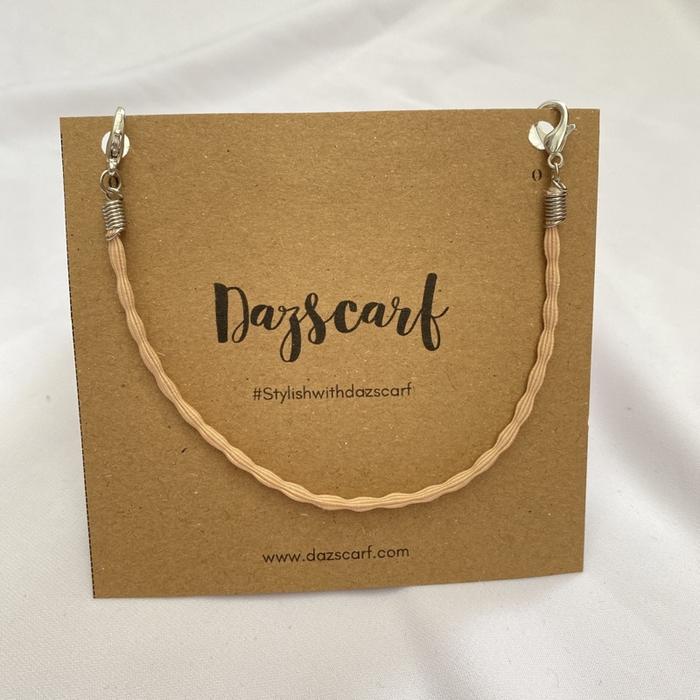 Gambar Dazscarf Konektor Masker Basic Boba - Peach dari Dazscarf undefined Tokopedia