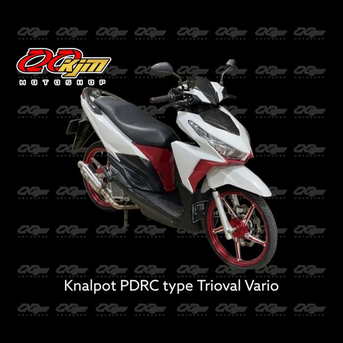 Gambar Knalpot PDRC type Trioval Full system Honda Yamaha Suzuk Std / Bore UP - vario, STD Silincer 20 dari KJM Speedshop undefined Tokopedia