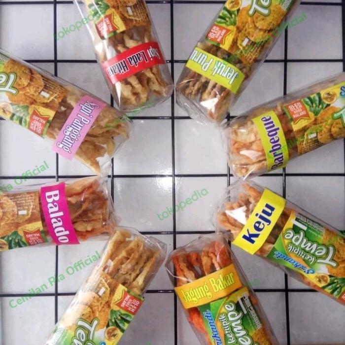 Gambar [Oleh-Oleh Khas Malang] Cemilan Ria Kripik Tempe isi 18 Bungkus FREE DUS dari Kripik Tempe Malang undefined Tokopedia