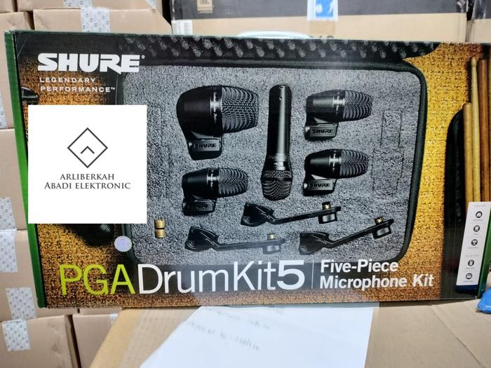Gambar SHURE PGA DMK KIT 5 Piece Drum Microphone KIT ( ORIGINAL 100% ) dari arliberkah abadi undefined Tokopedia