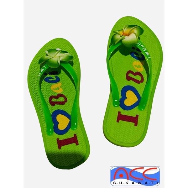 Gambar Sandal Jepit Anak I Love Bali - Hijau, 33 dari Sukawati_acc undefined Tokopedia