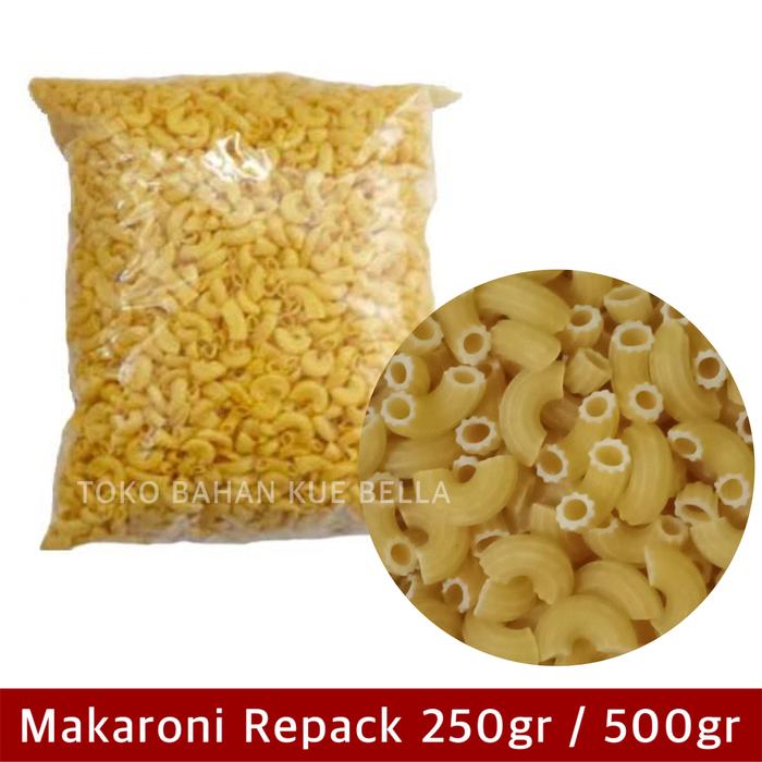 Gambar Makaroni Pipa 100gr, 250gr, 500gr (REPACK) Pasta Macaroni Kiloan dari bellsallshop undefined Tokopedia