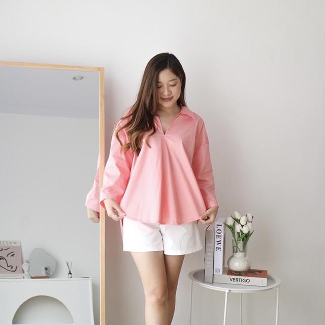 Gambar Blouse Iswari/Blouse Produksi Sendiri Premium - Dusty dari Zestful Shop undefined Tokopedia