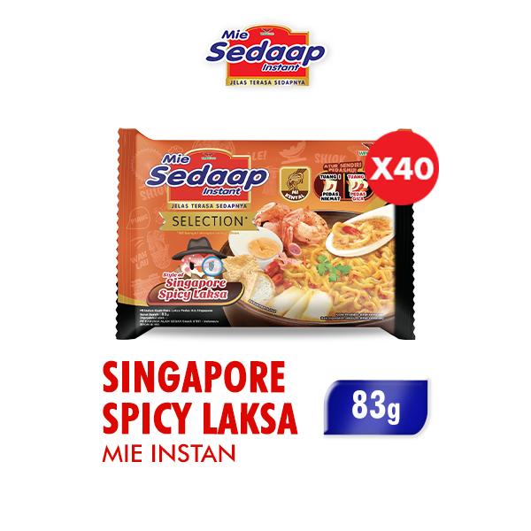 Gambar Sedaap Mie Instan Singapore Spicy Laksa 83 gr 1 Dus isi 40 pcs dari Wings Indonesia undefined Tokopedia