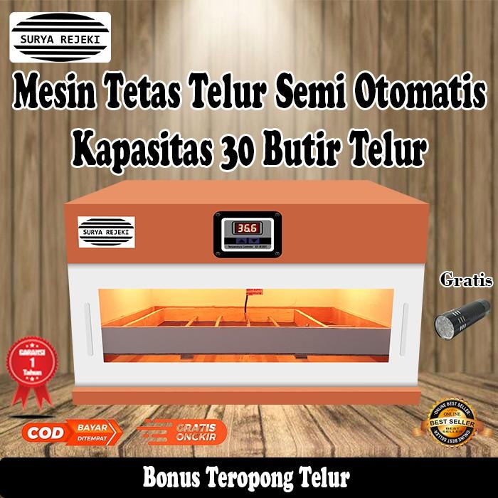 Gambar mesin tetas telur kapasitas 30 telur semi otomatis - TANPA KAYU dari alat penetas telur undefined Tokopedia