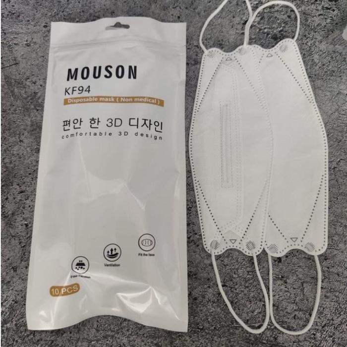 Gambar masker mouson kf94 original - Putih dari MiBear undefined Tokopedia