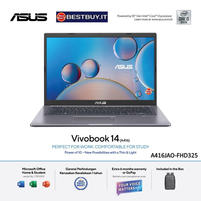 I3 1005g1 Asus Vivobook 14 Core I3 ASUS VivoBook 14 Intel Core I3