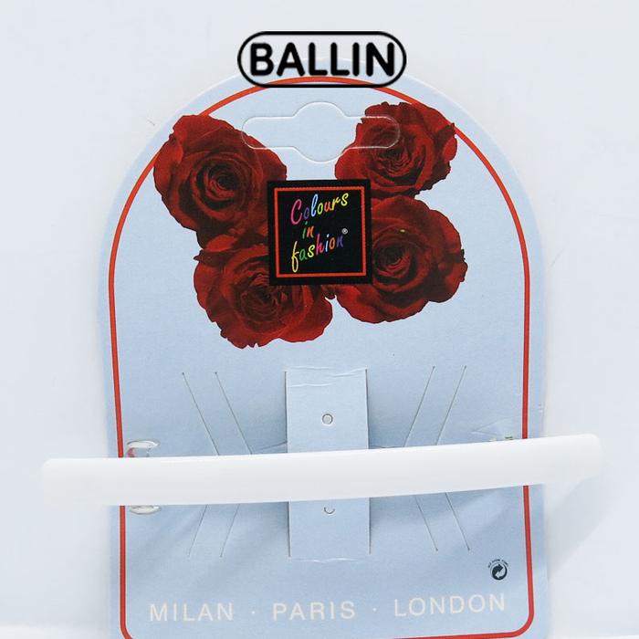 Gambar BALLIN JEPIT RAMBUT METAL CLIP SLIM - 11.5CM - Putih dari Ballin ID undefined Tokopedia