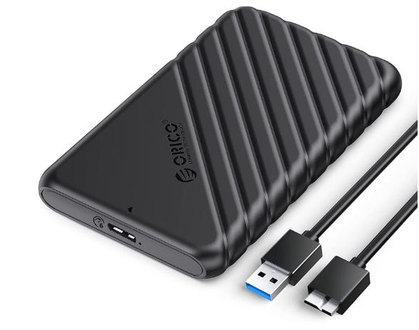 Gambar Orico 2580U3 Casing Enclosure HDD 2.5 Inch USB 3.0 Vintage Cassette - 25PW1-U3 Hitam dari TokoPNC undefined Tokopedia