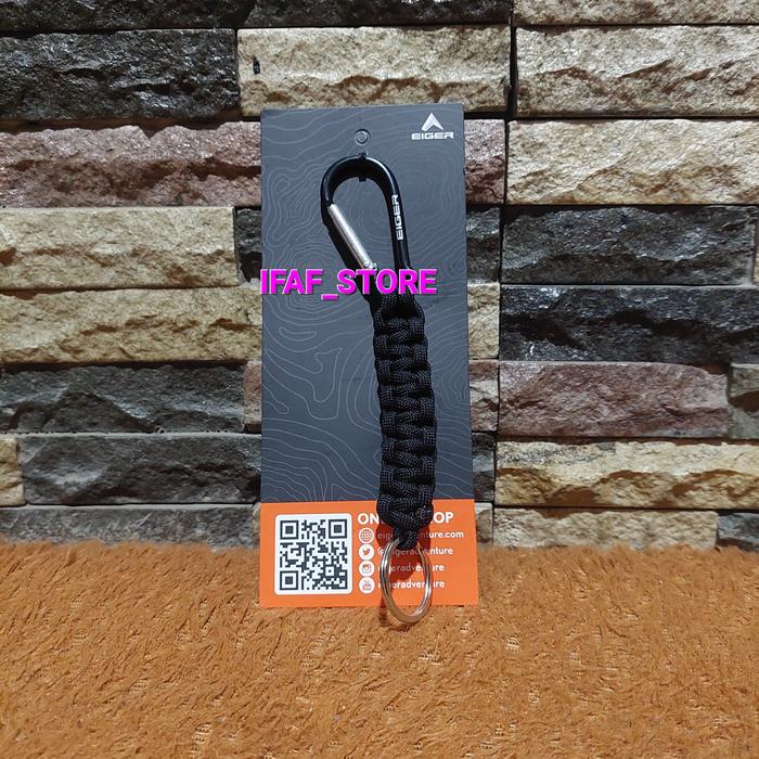 Gambar Eiger Makalu Keychain - Black dari IFAF STORE undefined Tokopedia
