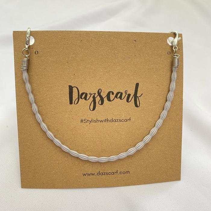 Gambar Dazscarf Konektor Masker Basic Boba - Grey dari Dazscarf undefined Tokopedia
