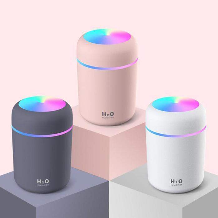 Gambar Humidifier Usb H2O Air Diffuser 300 ml Purifier Pelembab Udara Light - Putih 300ml dari Planet Hobby Indonesia undefined Tokopedia