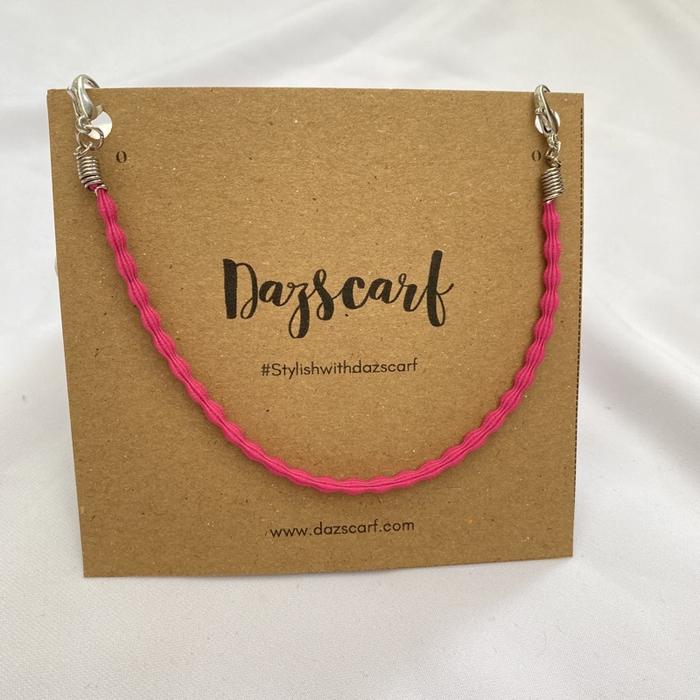 Gambar Dazscarf Konektor Masker Basic Boba - Fuchia dari Dazscarf undefined Tokopedia