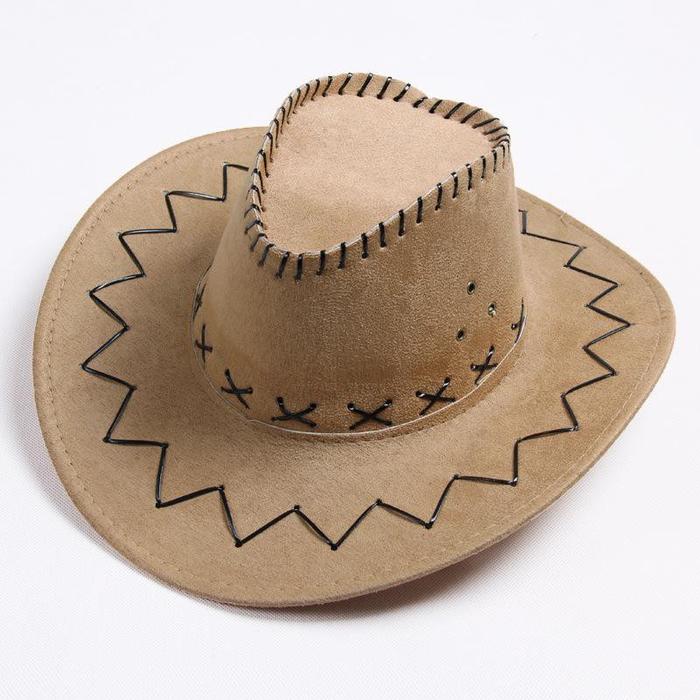 Gambar Topi koboi koboy cowboy coboy dewasa Topi Fedora dewasa - Santuy Store - Beige dari Santuy Store Okey undefined Tokopedia