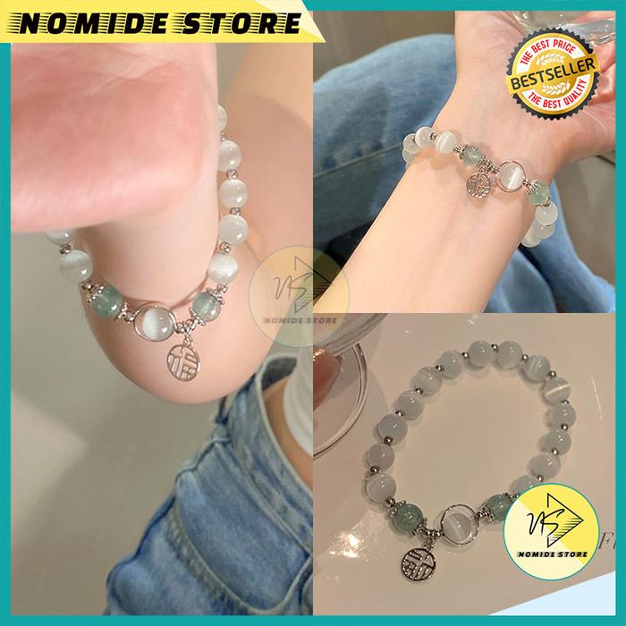 Gambar Gelang Kristal Korea Perempuan Aksesoris Perhiasan Elegant GLG12 dari NOMIDE STORE undefined Tokopedia