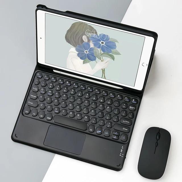 Gambar Samsung Tab S6 Lite T610 T615 Book Cover Case Keyboard Touchpad Mouse - Hitam, Keyboard Case dari Accecories Unik undefined Tokopedia