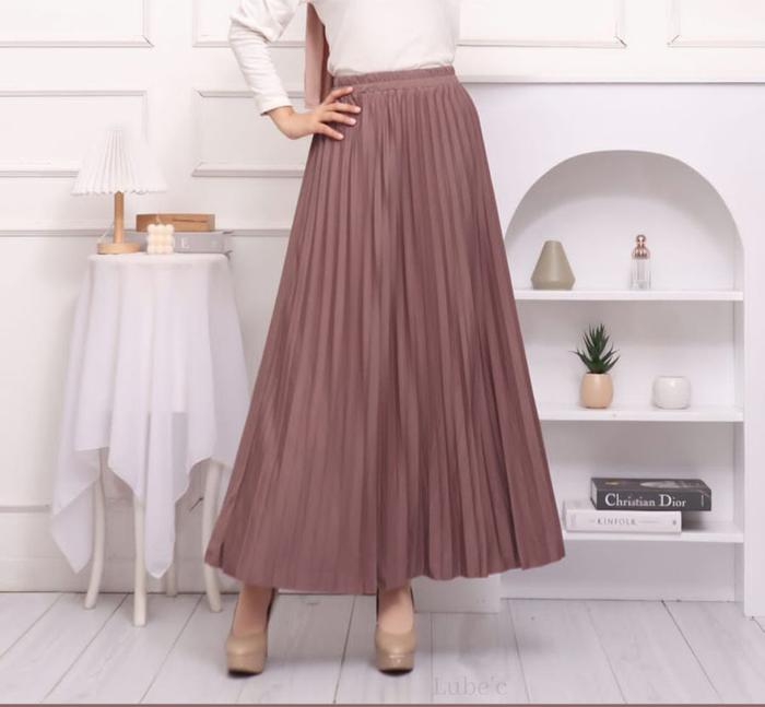 Gambar Ahlami- Yuri Skirt Rok Plisket Premium Rok Formal - CHOCHO dari ahlami undefined Tokopedia