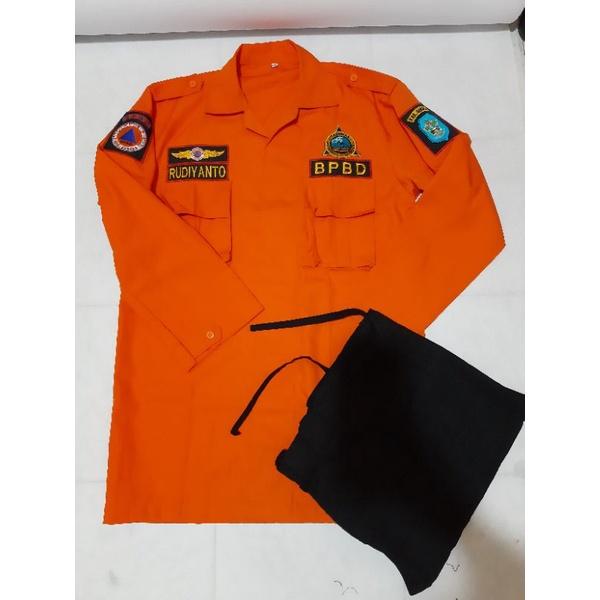 Jual SERAGAM PDL BPBD SERAGAM BPBD ORANGE Baju - Stelan, M - Jakarta ...