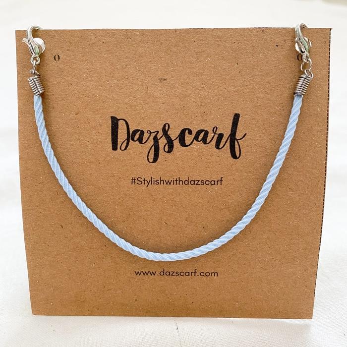 Gambar Dazscarf Konektor Masker Basic Spiral - Blue dari Dazscarf undefined Tokopedia