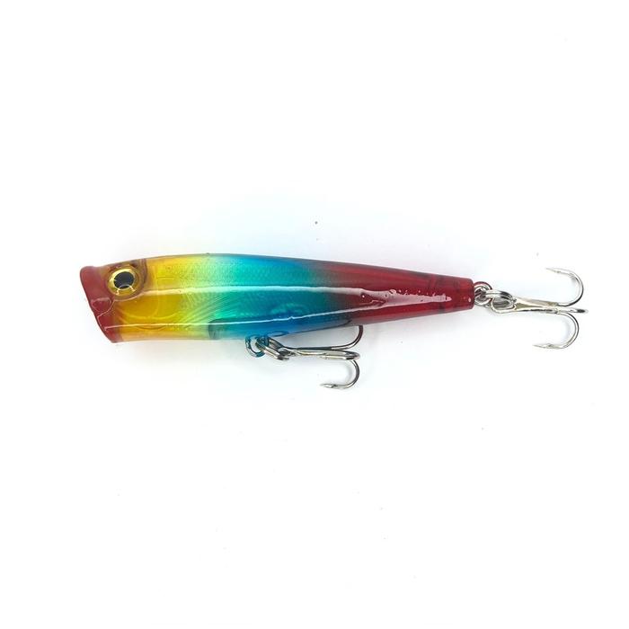 Gambar Lure Umpan Mini Popper Casting Ultralight Fishing 6,5cm - 7gr - Rainbow dari koh momo fishing store undefined Tokopedia