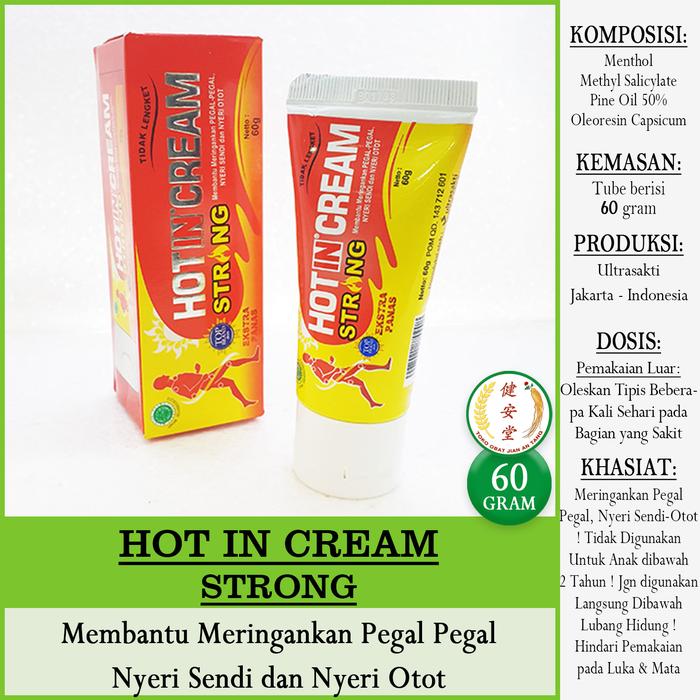 Jual HOT IN CREAM [Strong][Kemasan Tube] u. Pegal Pegal-Nyeri Otot ...