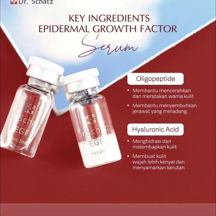 Gambar Serum dr schatz EGF - 1 VIAL dari MK Store by Eva undefined Tokopedia