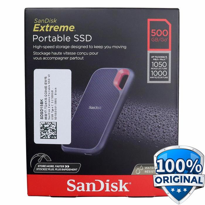 Usb Sandisk Extreme Portable Ssd 500gb V2 SanDisk Extreme 500GB