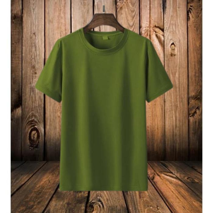 Gambar Kaos polos distro pria dewasa Army/kaos oblong polos pria - Army, XXL dari RSN_STORE19 undefined Tokopedia