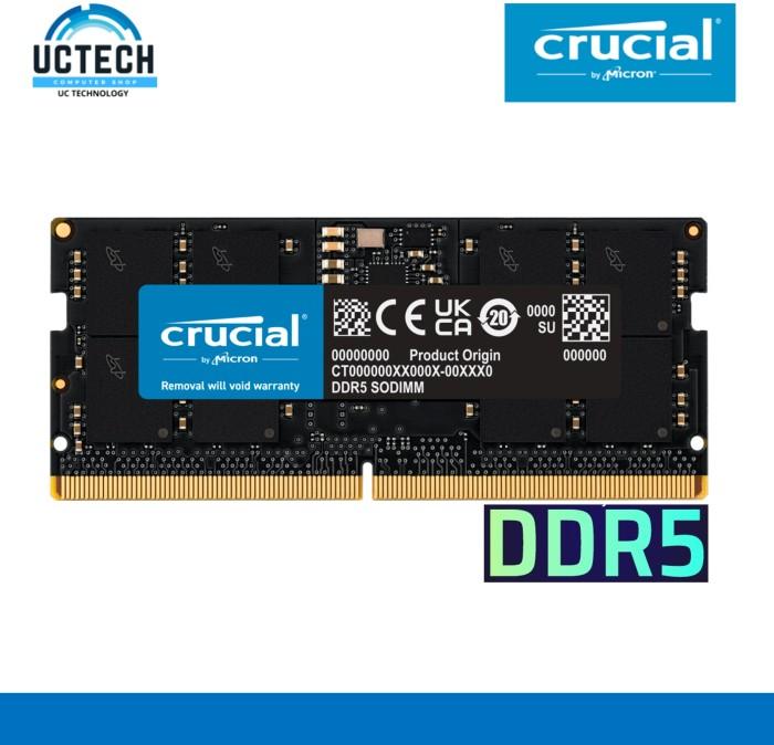 Promo Crucial 8GB DDR5-4800 RAM SODIMM Memory Cicil 0% 3x Kota