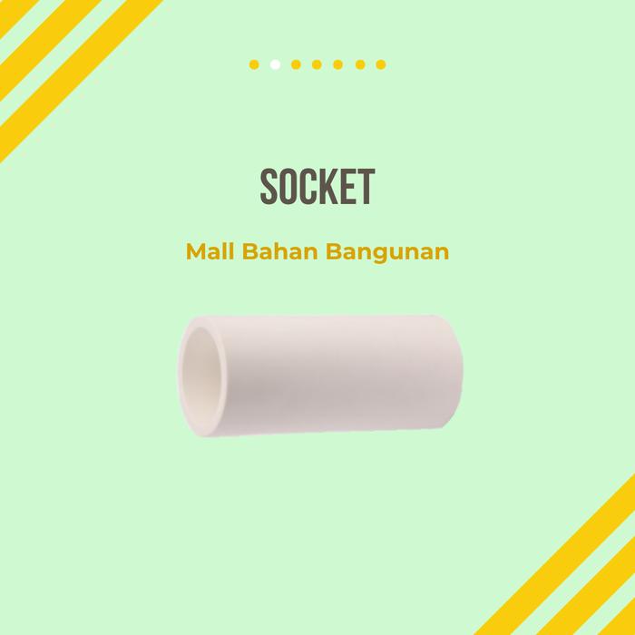 Gambar Fitting konduit conduit 20 mm listrik putih klem soket T dus Tee dus - Socket dari Mall Bahan Bangunan undefined Tokopedia