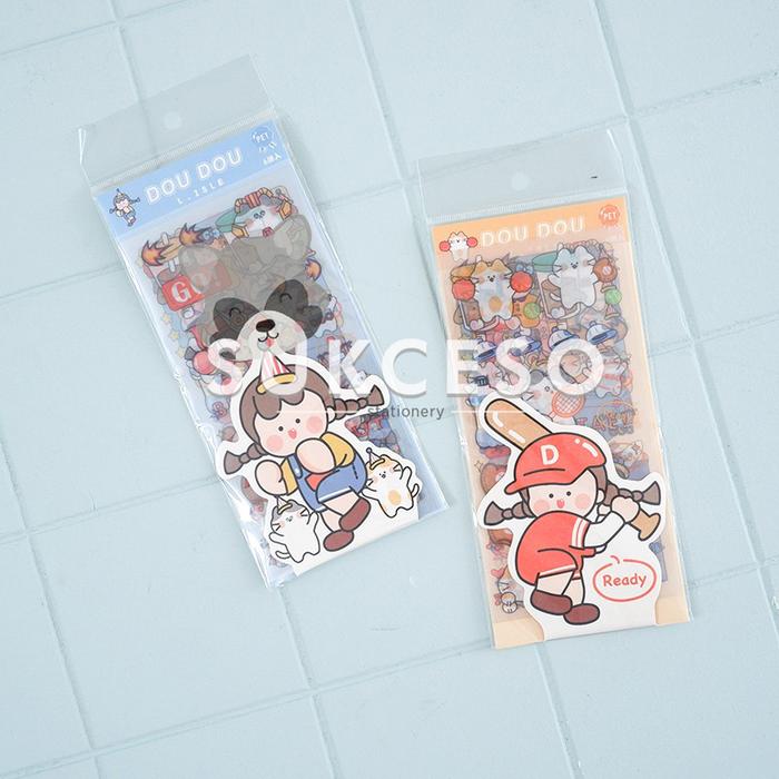 Gambar Doudou Relaxing Days Diary Deco Stickers / Sticker Tempel Motif Gambar dari SUKCESO Official undefined Tokopedia