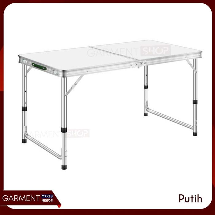 Gambar Meja Lipat Portable Outdoor Lipet Koper Camping Table Anti Karat - PUTIH, PACKING DUS dari GarmentMarts undefined Tokopedia